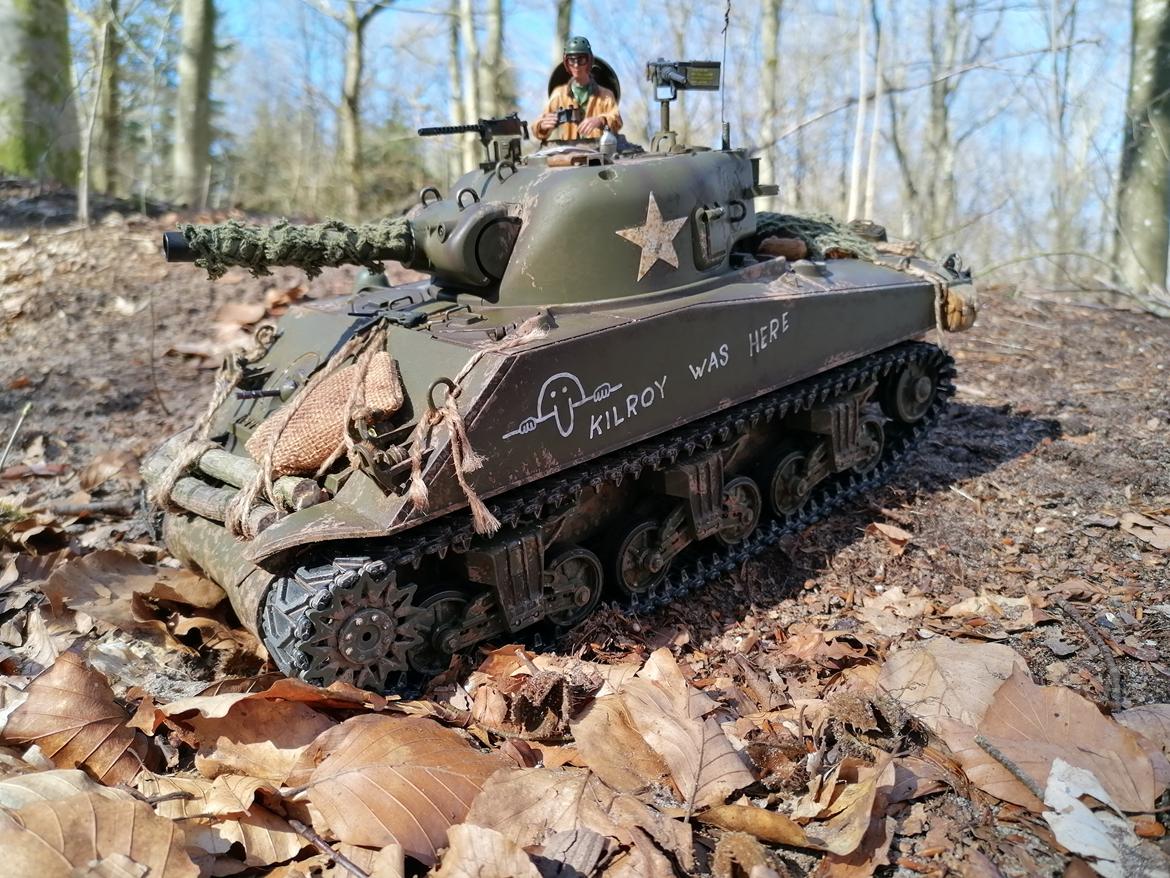 Militær Sherman M4 1/16 billede 2