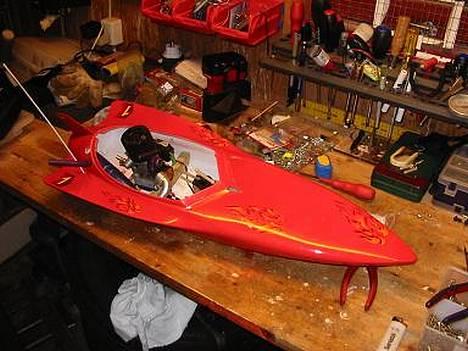 Off-Roader Mammoth GV - Fire N´ Ice båd med 4.01 Ccm Motor!! billede 4