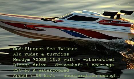 Båd Sea Twister-modified ! - Power Boat billede 1