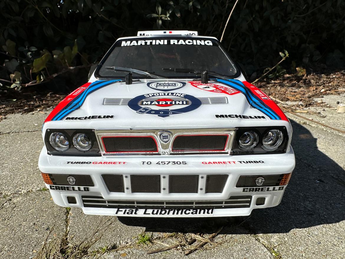 Bil Tamiya TT-02 Lancia Delta Integrale billede 5