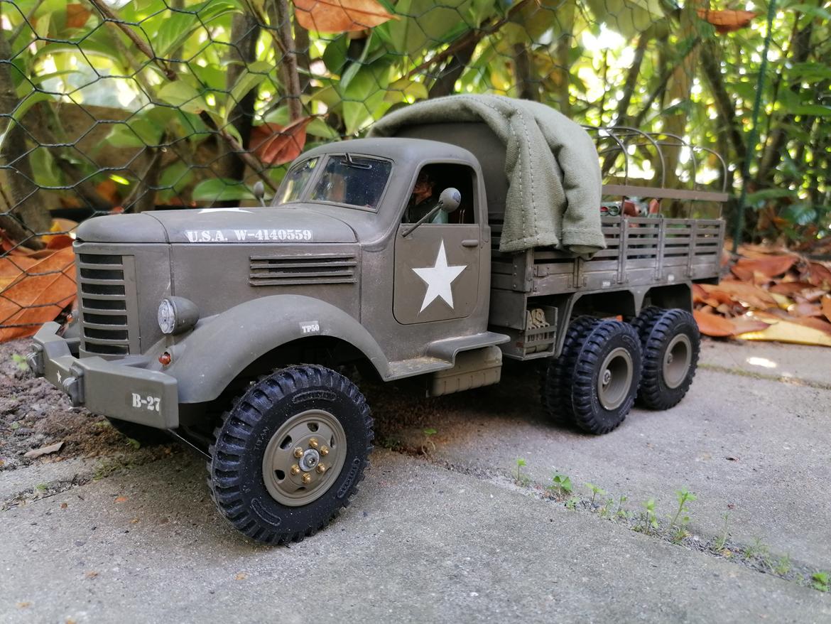 Militær US WWII Truck 1/16 (Solgt) billede 1