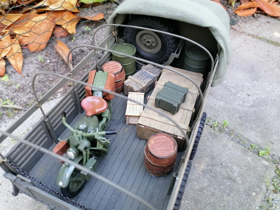 Militær US WWII Truck 1/16 (Solgt) billede 14
