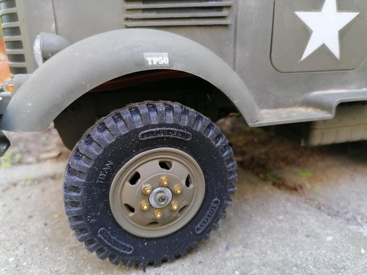 Militær US WWII Truck 1/16 (Solgt) billede 8