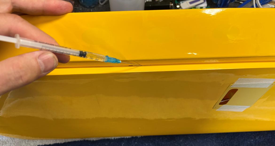 Fly Piper J-3 Cub - Lim af ror hængsler billede 7