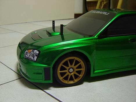 Bil Tamiya TT-01 Drift - Tamiyas originale Subaru Impreza karosse. Driftdaek. Farve koden er Tamiya PS-17 billede 2