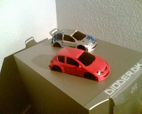 Bil race-tin peugeot 206 - sådan som den ser ud efter jeg har lavet lidt om på den.. billede 8