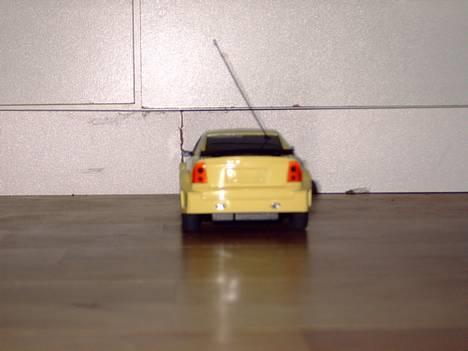 Bil Opel V8 DTM (Astra G)  - Spoileren er nu helt nede ved klappen, ingen mellemrum, det pyntede. billede 11