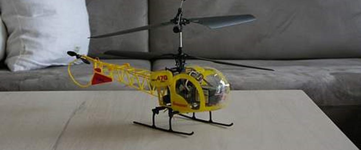 Helikopter micro 47G 2005 en rigtig god begynder helico  