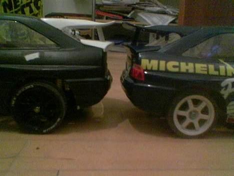 Bil Ford escort cosworth - min og en af mine venners... billede 9