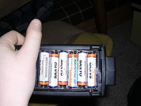 Bil iwaver02 - mine batterier der er 8 men jeg har os lige 2 i cameraet billede 2