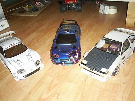 Bil TAMIYA TL-01Drifter - 1)CASTROL TOMS SUPRA.  2)TOYOTA CELICA GT-FOUR.  3)TOYOTA AE-86 drifter. billede 3