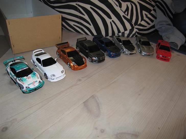 Bil Xmods Mitsubishi Lancer Evolution VIII - Her er alle mine 1:28 størrelses biler billede 6