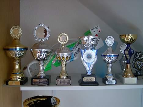 Bil Mugen MTX-4 - de pokaler jeg vandt i 2005, der var 7 løb..  billede 10