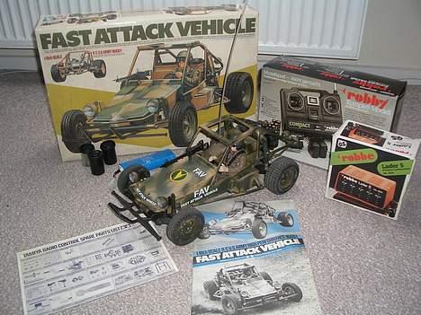 Buggy Tamiya Fast Attack Vehicl - Lige pakket ud af kassen fra Østrig... billede 16