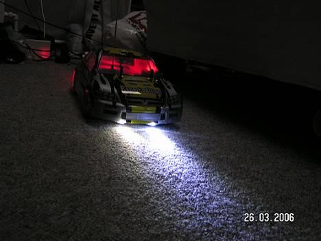 Bil Hbx Evo - Med lys,det er bare diode cykel lygter,i lidt mørke billede 8