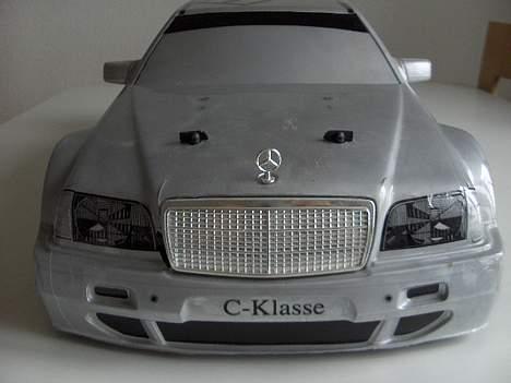 Bil kyosho mercedes-benz c - den gamle lak billede 15