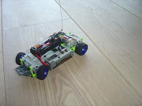 Bil xmods Lancer Evo DRIFT - undervogn med ekstra batterier =D billede 3