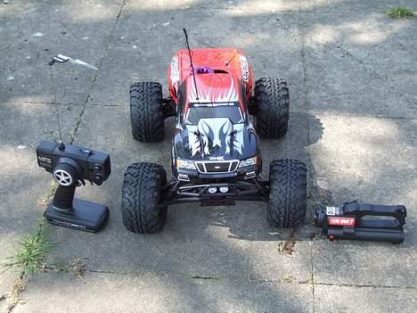 Truck Savage X - Her er den så med Roto start og sender. billede 20