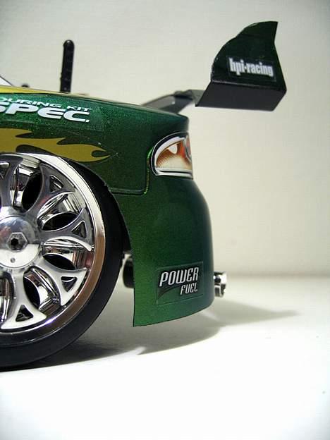 Bil HBX Eagle Talon - Mean Lean - den vinge stikker faktisk kun 10mm ud over røven billede 4