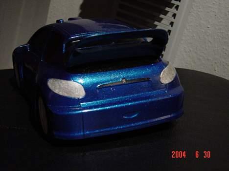 Bil Peugeot 206 wrc - fede baglygter! Har selv lavet den ene da den var blevet væk! billede 4