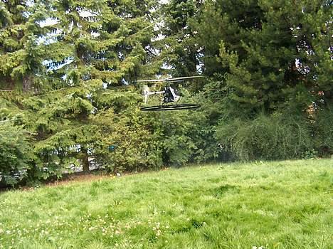 Helikopter Hirobo shuttle zxx - Første rigtige flyve tur... c(",) billede 5