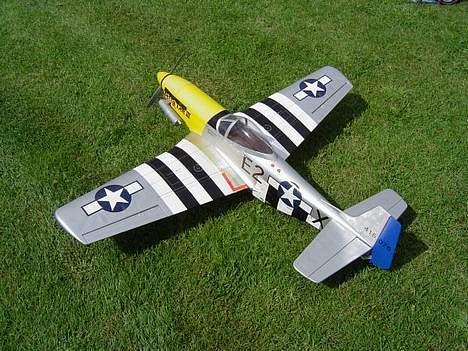 Fly P-51 Mustang Solgt billede 4