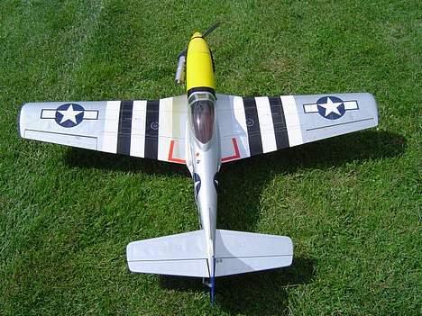 Fly P-51 Mustang Solgt billede 5