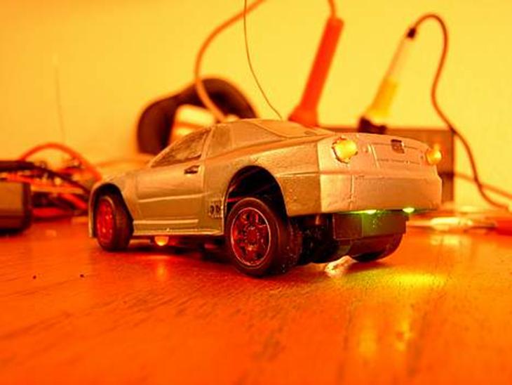 Bil "Racetin" Nissan Skyline - Se, den er højrøvet... ;-) billede 1