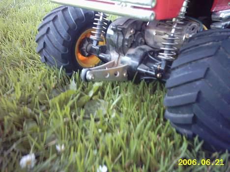 Off-Roader tamiya lunch box  - wheelie bar ... men der er skam også brug for den :-) billede 6