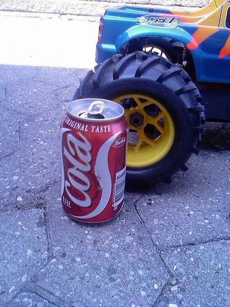 Truck tornado.(solgt) - størelse i forhold til cola  billede 5