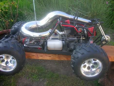 Bil fg  (monster beetle) - her er den med super girp dæk der er perfekte til off-road, spektrum Dx 3og  et anden form for luftfilter billede 6