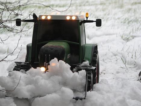 Lastbiler Traktor Fendt 714 selvbyg - Der ryddes sne... nok en gang! billede 19