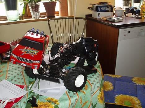 Truck Tamiya Mighty Bull - gammelt men beholder det. billede 7