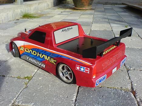 Bil Tamiya TT-01    (SOLGT) - Bilen igen Skråt fra siden billede 3