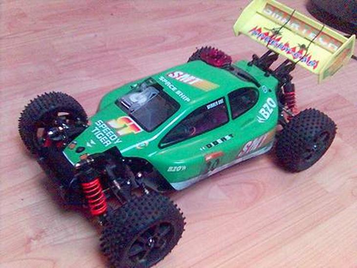 Buggy Smartech Speedy Tiger - Her ses bilen med karosse og de hele på billede 1