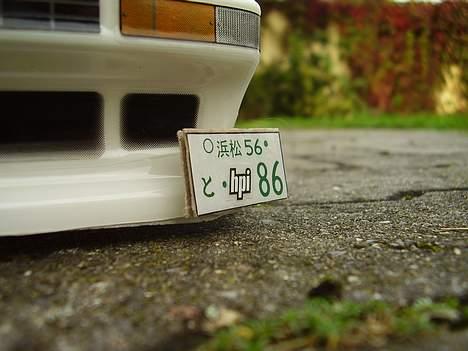 Bil Toyota APEX Trueno AE86 - Min seje nummerplade :D billede 11