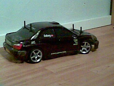Bil tamiya TT-01 (solgt) - hehe min subaru lige efter jeg har samlet den  billede 1