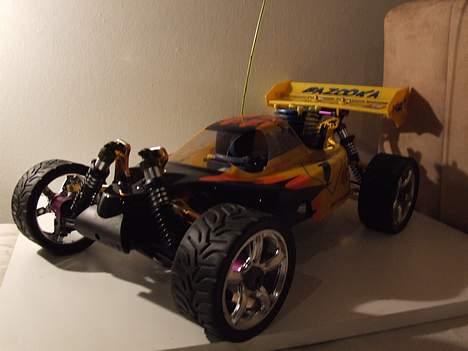 Buggy bazooka pro 4#4 ( SOLGT ) - Med on-road dæk på.. (crom fælge) billede 1