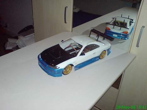 Bil TT-01 - Sort motor hjelm billede 4