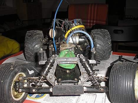 Off-Roader nitro rustler (solgt) - forfra billede 6