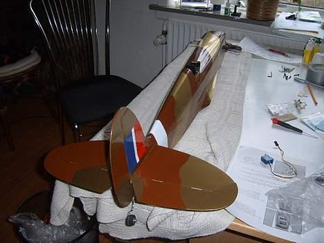 Fly Spitfire.  Smadret. billede 3