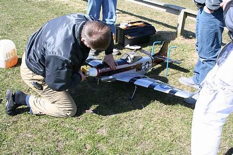 Fly Mustang P51 (Solgt) billede 1