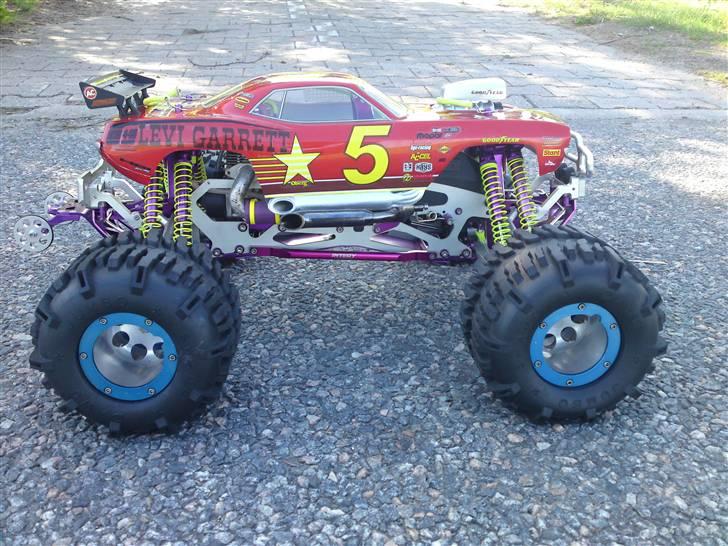 Truck HPI Savage .46 Truckzilla - Savage .46 Truckzilla Komplet Alu Show Truck - 70 Plymouth Hemi Cuda. billede 7