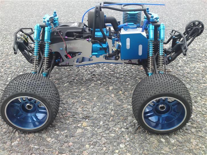 Truck HPI Savage .28 - Savage 25 Ombygget til Savage X - Cadillac Escalade EXT Nascar 8 Loctite. billede 12