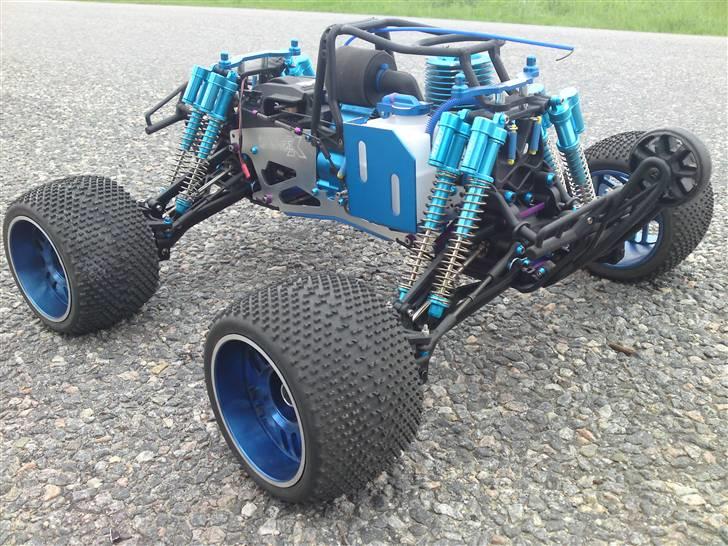 Truck HPI Savage .28 - Savage 25 Ombygget til Savage X - Cadillac Escalade EXT Nascar 8 Loctite. billede 13