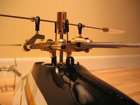 Helikopter 400 II SJM  - fint rotor hoved alt i alu billede 3