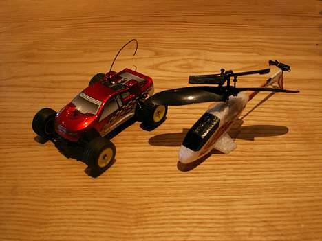 Truck Team Losi Micro-t - Her står den med sin ven -> Micro Helicopteren!! billede 4