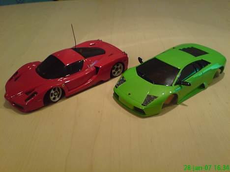 Bil Mini-Z - mine karros. hvis du ligger inde med et enzo karros. vil jeg gerne bytte med den grønne (aldrig kørt med den) billede 9