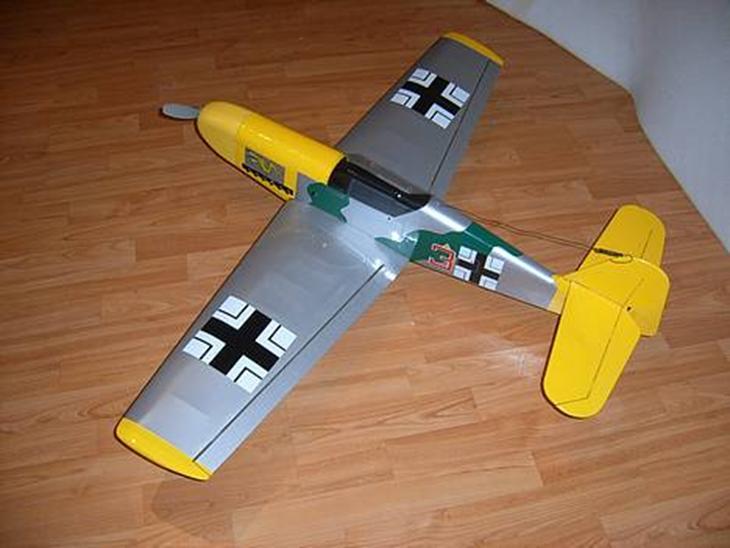 Fly MESSERSCHMITT.. Smadret. - Det færdige resultat. billede 1