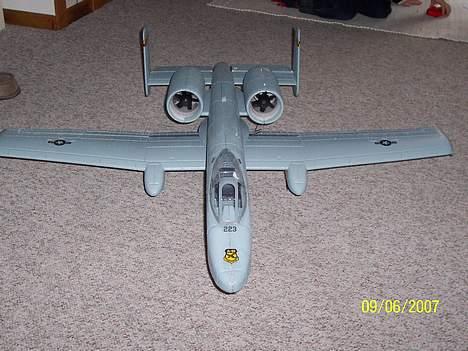 Fly GWS A-10 Warthog ( DØD ) - Front billede 2